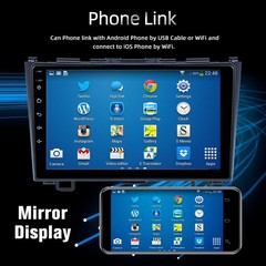 For Honda CRV 2007-2011 Carplay Android 15 Car Stereo Radio Navi GPS+Camera 64GB
