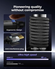 Silkland Certified HDMI 2.1 Cable [4K@240Hz 144Hz 120Hz 8K@60Hz] 1440P Ultra