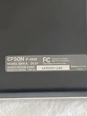 Epson P-2000 3.8″ LCD Digital Multimedia Viewer 40 GB SD Compact Flash Open Box