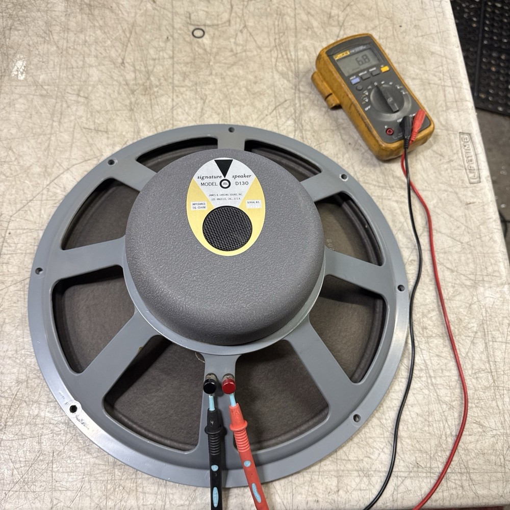 Vintage JBL D130 16 Ohm 15″ woofer speaker – Excellent, original cone,Tested