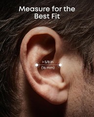 Soundcore AeroFit 2 Pro by Anker, Open-Ear Semi-in-Ear Active Noise Cancellation