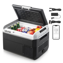 VEVOR 12V Car Refrigerator Portable Freezer 26.4QT Electric Cooler for Camping