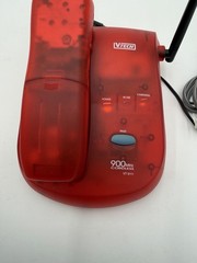 Vtech VT 9111 Cordless Phone 900 MHz Translucent Red Y2K VTG 90’s RARE UNTESTED