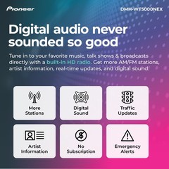Refurb Pioneer DMH-WT5000NEX 9″ Single-DIN Digital Multimedia w/ Built-In Wifi