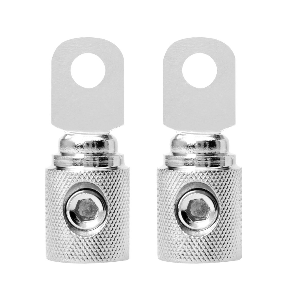 Conext Link RT0N-2 Set Screw Ring Terminal 2 Pack (1/0 1/0 Gauge, Nickel