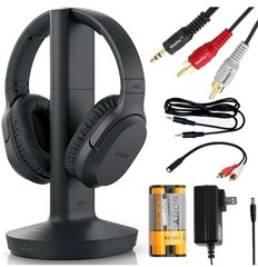 🔥Sony Wireless Headphones Great for TV Watching with Transmitter Dock