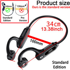 Bone Conduction Bluetooth 5.3 Headphones Wireless Earbuds Outdoor Sport Headset