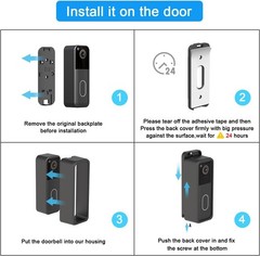Blink Doorbell Mount for Easy No-Drilling Installation – Weather-Proof