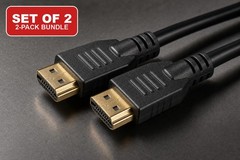 HDMI Cable 6FT 4K 2 Pack High Speed for TV Monitor PS5 PS4 Xbox Roku Fire Stick