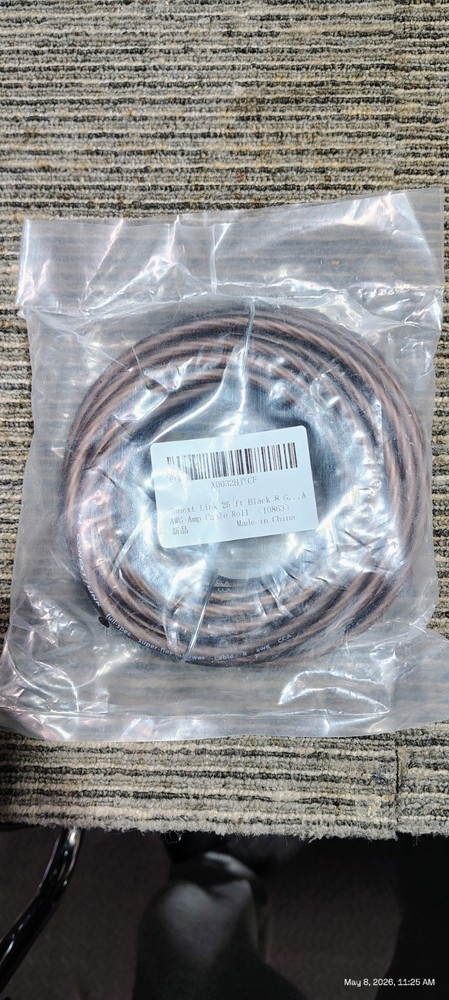 Conext Link 25 ft CCA Frost Red 8 Gauge, 742 strands Black