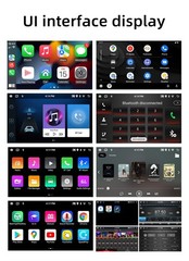 9in Double Din Stereo Car Radio Android 12 For Apple Carplay BT GPS WIFI 1G+32G