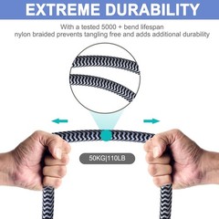 1/4″ Male to Female Stereo Headphone Extension Cable – 15ft, Grey