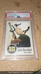 DEFECTIVE Jon Bernthal Signed The Walking Dead Shane Custom Card PSADNA G3D