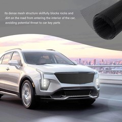 40×13″ Car Grill Mesh for Bumper,Cuttable Metal Mesh Grill with 3x6mm Diamond Sh