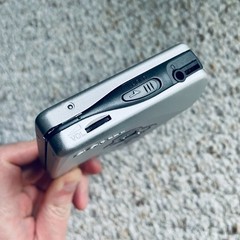 Sony WM-EX500 Walkman Cassette Player, Awesome Silver ! Working !