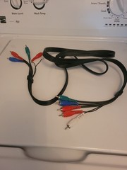 6 FT Component Video Cable with Audio Red Green Blue RGB for HDTV DVD VCR 5 RCA