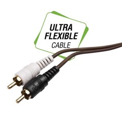 TIMPANO 6 FEET LONG 2 CHANNEL OFC RCA AUDIO SIGNAL CABLE TPT-RCA X6FT