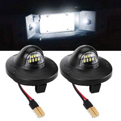 2PCS LED License Plate Light Car Modification Parts Tag Light for F150 F250 F350
