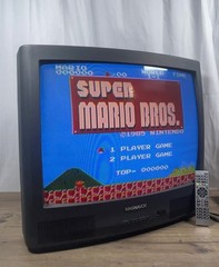 🔥 Vtg 1996 Magnavox 25” Retro Gaming Crt Tv Rear Av Inputs Television W/remote