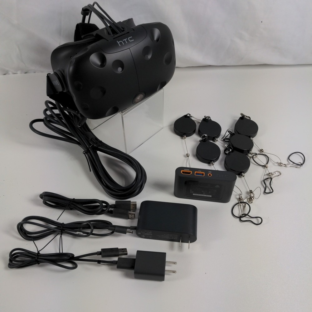 HTC Vive VR Headset Only — 90Hz, 110° FOV, with Link Box & Cables