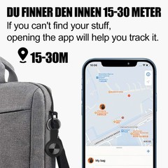 Smart Circular Bluetooth Tracker Ideal For iOS Android Seniors Children Pets
