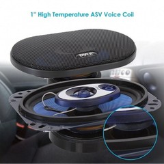 Pyle 4x6in. 240W 3-Way Speakers (Pair) New PL463BL