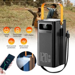 Power Bank 70000mAh 120W Charging Portable External Battery Backup For Phones