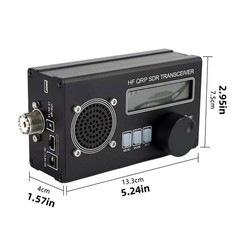 USDR/USDX HF QRP SDR Transceiver SSB/CW Transceiver 8-Band 10W Ham Radio W/ Mic