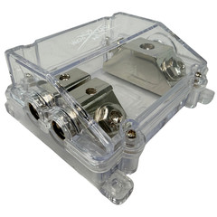 Sky High Car Audio 1/0 to 4 Gauge ANL Fused Distribution Block Waterproof