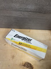 Energizer EN93 Industrial Alkaline Batteries, C , 12 Batteries/Box Exp 12/2033