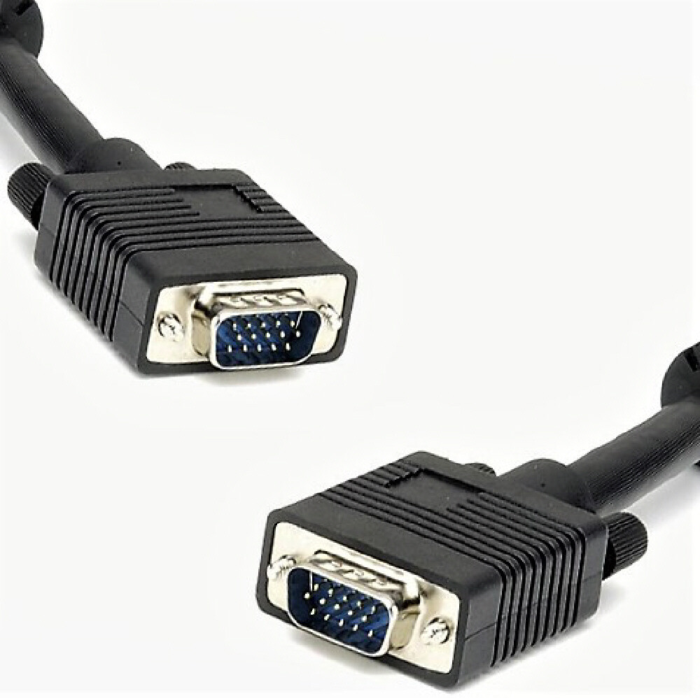 6′ ft VGA SVGA Cable M-M PC Video Monitor Projector Display HQ Cord Wire VWLTW