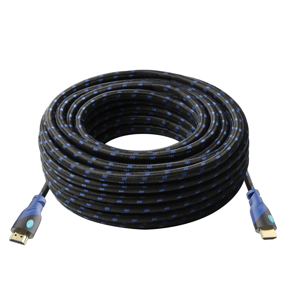 Aurum Ultra Series High Speed HDMI Cable with Ethernet – Braided 50 Ft HDMI Cabl