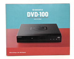 Oakcastle DVD100 Mini DVD Player for TV Multi-Connection Multi-Region Slim Des..