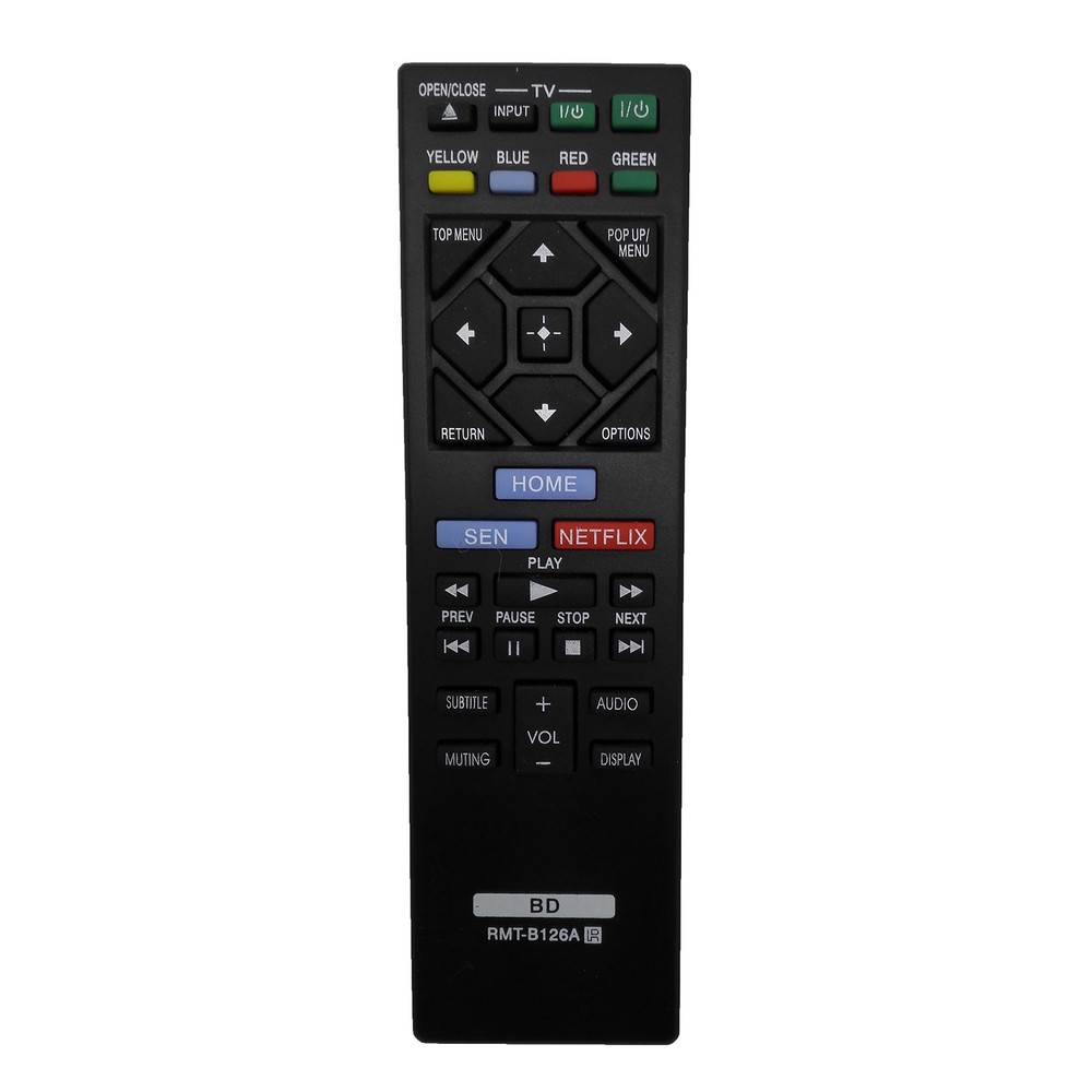 New RMT-B126A RMT B126A Remote for sony Blu-ray Player DVD HDTV with NETFLIX key