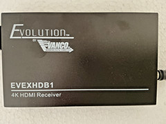 Evolution by Vanco Slim HDBaseT 4K Extender Transmitter & Receiver w/ IR Sensors