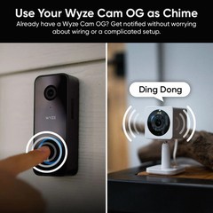 ✅ Wyze Video Doorbell v2 2K Wired Smart Security Camera Black Excellent Refurb ✅