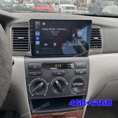 Android 15 Car Apple Carplay Stereo Radio GPS Navi For Toyota Corolla 2003-2008