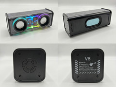 RGB Bluetooth Speaker – Dual Woofers / 10W / 1800 mAh