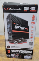 Schumacher 2000w DC to AC Power Converter (PC2000) W/ 3 120V AC Outlets — USED
