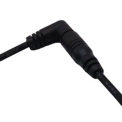 2x DC Power 4.8mm x 1.7mm Male Angle To Female Extension Adapter Connector Cable