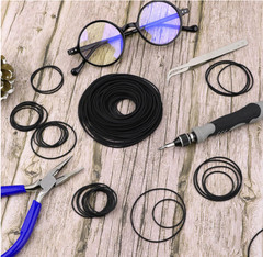 100 PCS Square Rubber Drive Belt For Cassette Player Recorder Repair Replacement