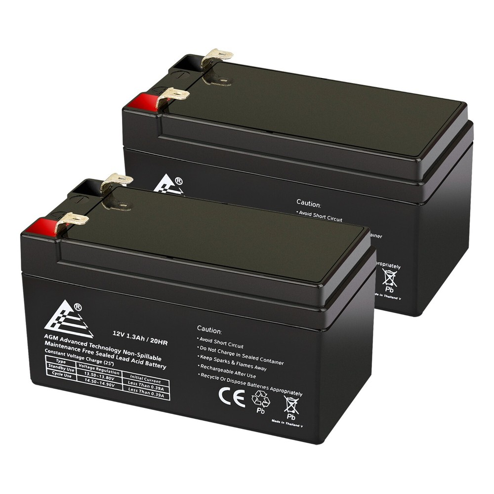 2 Replacement Battery for UPG Universal Battery UB1213 UB1213k 12V 1.3Ah