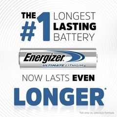 Ultimate Lithium AA Batteries 2 Pack – Reliable, Leak Proof for Household Use
