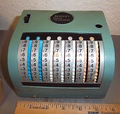 Bentley handy calculator adding machine, made in hong kong, unusual item