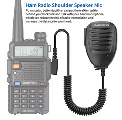 Baofeng Shoulder Speaker Mic Microphone for Baofeng Walkie Talkie UV 5R 82 888S