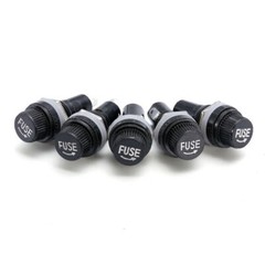 5/10/20Pcs Panel Mount Screw Cap Fuse Holder Case For Glass Tube Fuses 6x30mm