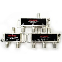 2, 3, 4, 6, 8 WAY SPLITTERS FOR RG6 RG59 RG8 RG11 COAXIAL CABLES