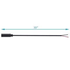 2-Pack 3.5mm Female Jack to Pigtail Speaker Wire – Easy Soldering 10 Inch