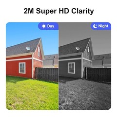 HD 2MP Security Camera System 1TB HDD, NVR Indoor Outdoor WIFI CCTV Audio NVRkit