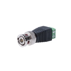 BNC Male Balun Connector for Coax CAT5 CAT6 CAT7 to CCTV Surveillance Camera LOT